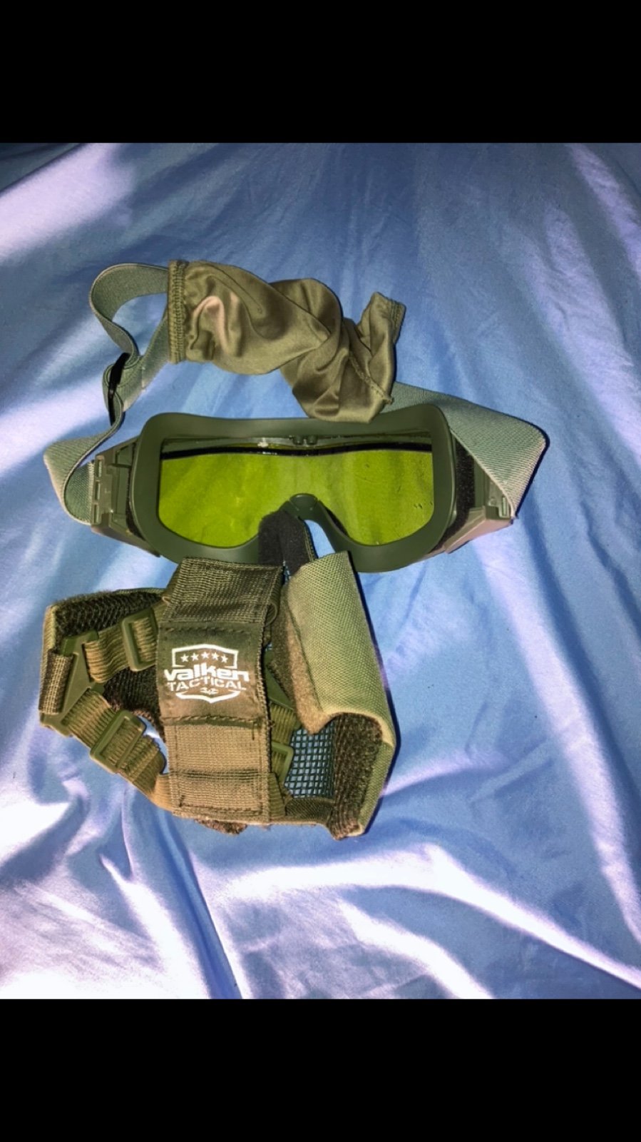 Airsoft goggles and mask