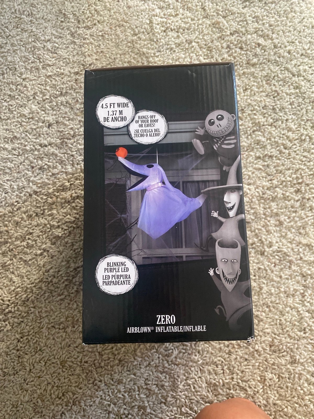 Disney Halloween Nightmare Before Christmas Airblown inflatable 4.5ft