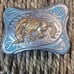 Vintage bucking horse belt buckle