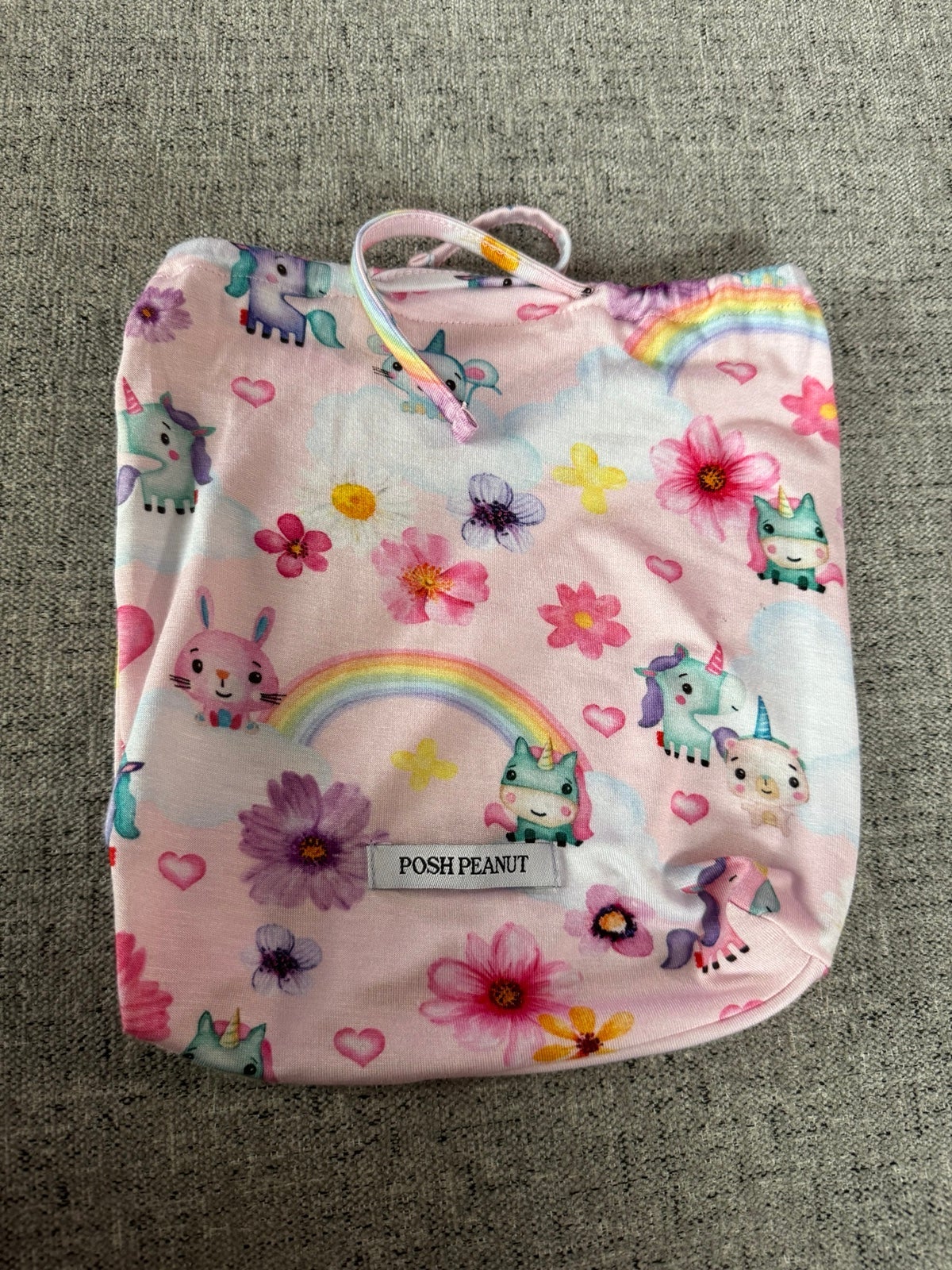 Posh Peanut Crib Sheet Bag Unicorn