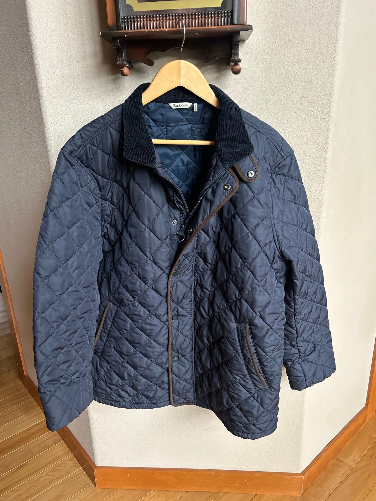 Barbour Levisham Black Quilted Jacket - Men’s Size XXL
