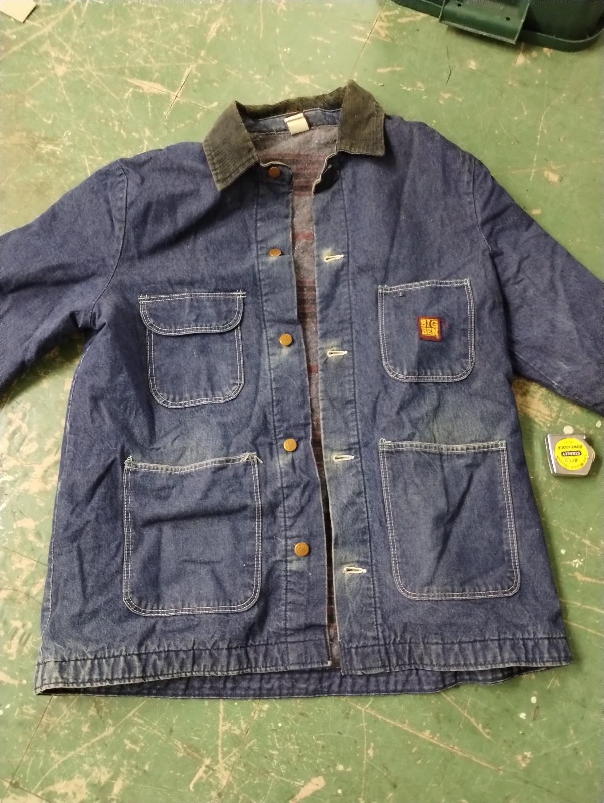 Big Ben by Wrangler blanket lined chore coat VINTAGE
