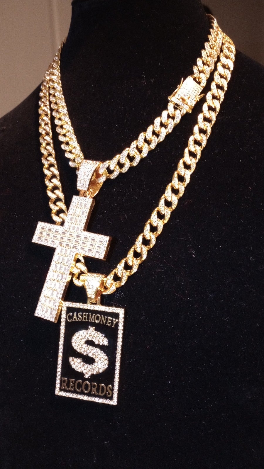 Rapper Millionaire Blessed Two Pendants & 24 18 Chains Unisex 90 DAY Warranty