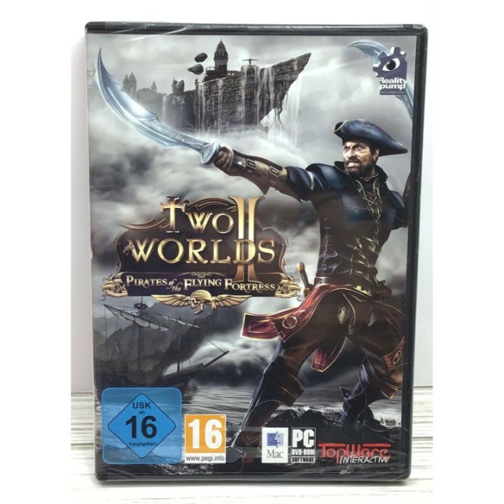 TWO II WORLDS / Pirates Of The Flying Fortress / PC Mac DVD-ROM Software Game