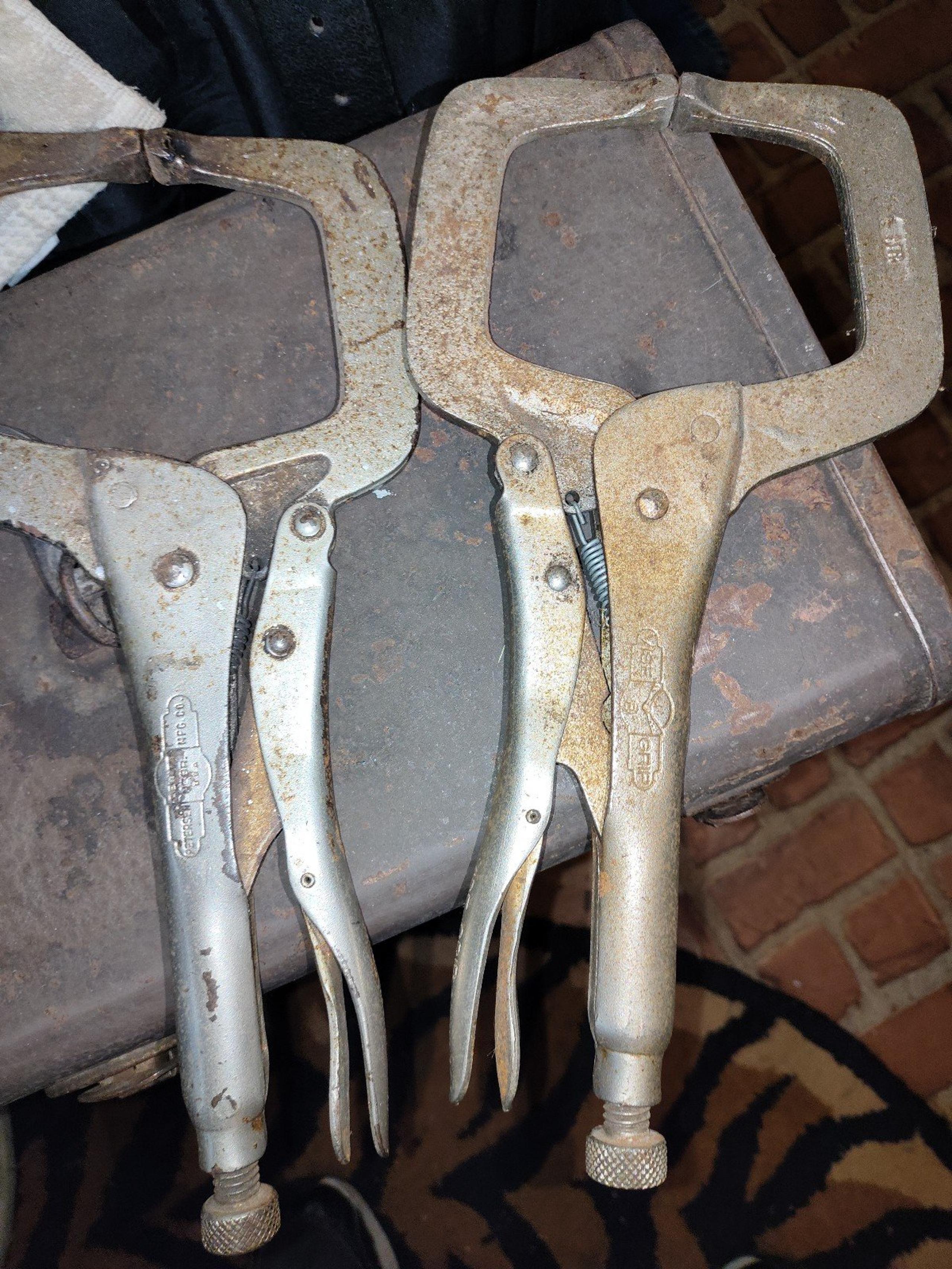 Peterson DeWitt vise grip 6-in c clamps