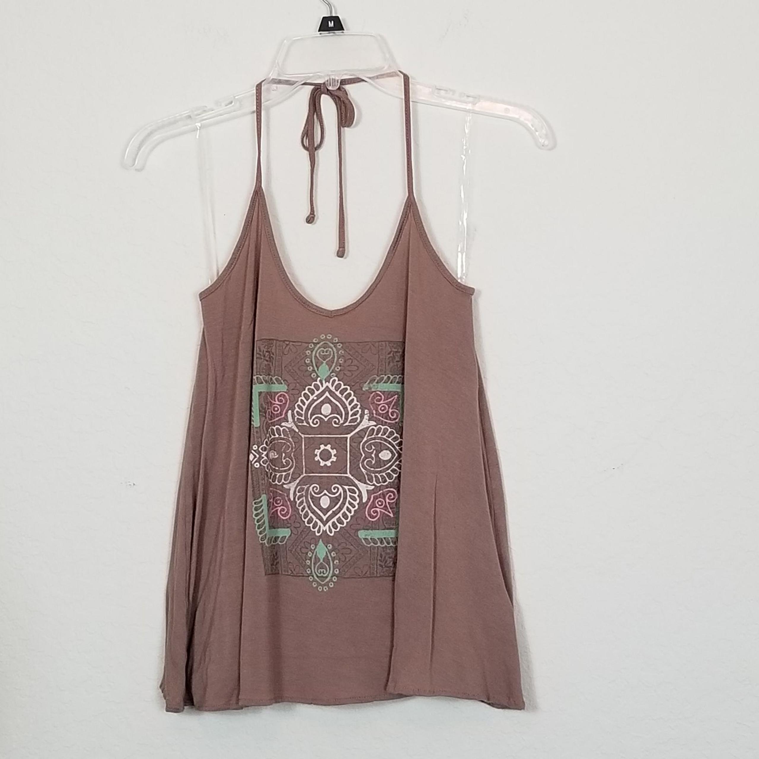 oneill Halter print tank top