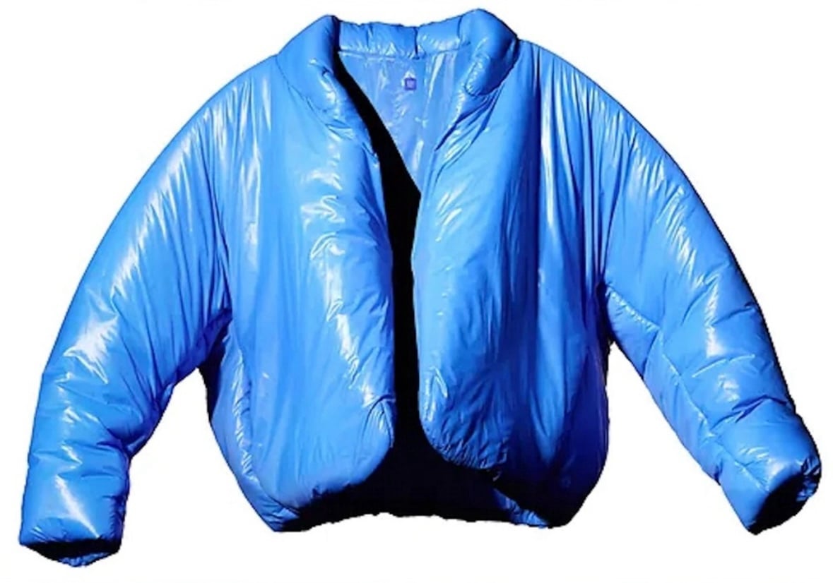 Yeezy x Gap round blue puffer jacket