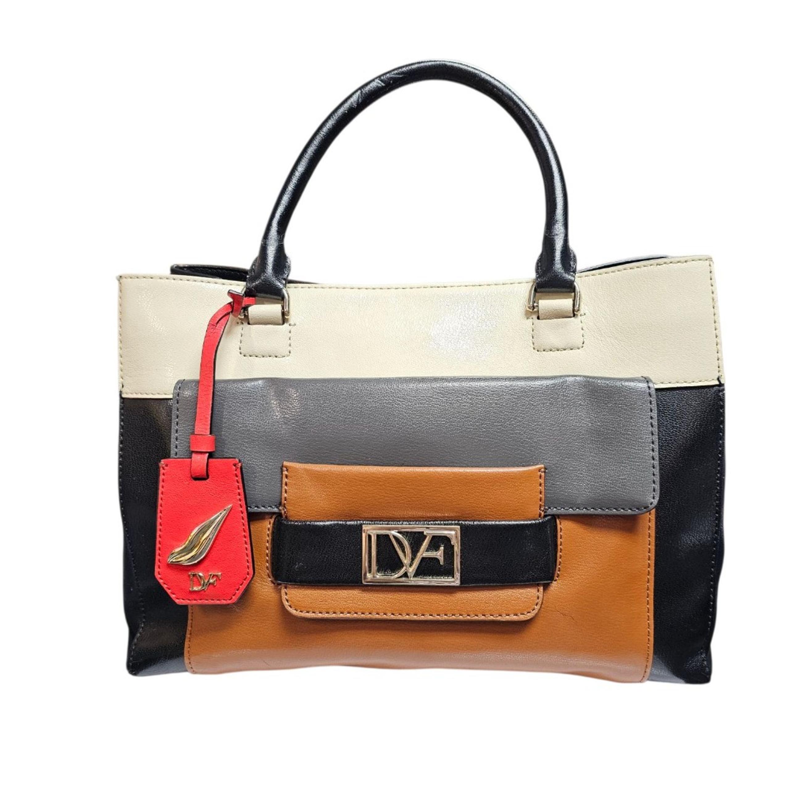 Diane Von Furstenberg DVF Eva Small Tote Leather Colorblock