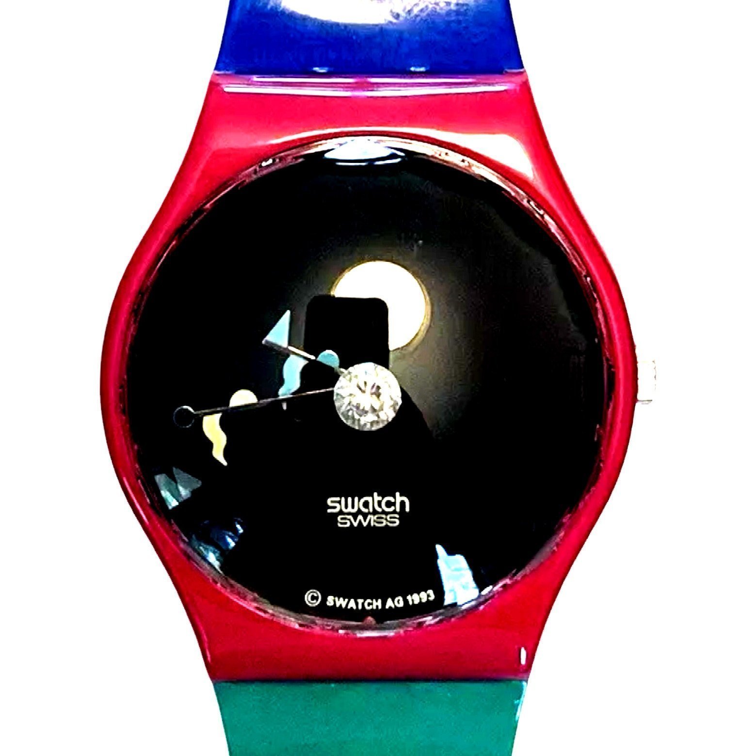 Vintage Swatch watch CRYSTAL SURPRISE GZ129 New old stock