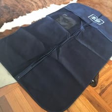 Authentic AS collezione Roma Milano dark blue canvas Garment Bag 40”