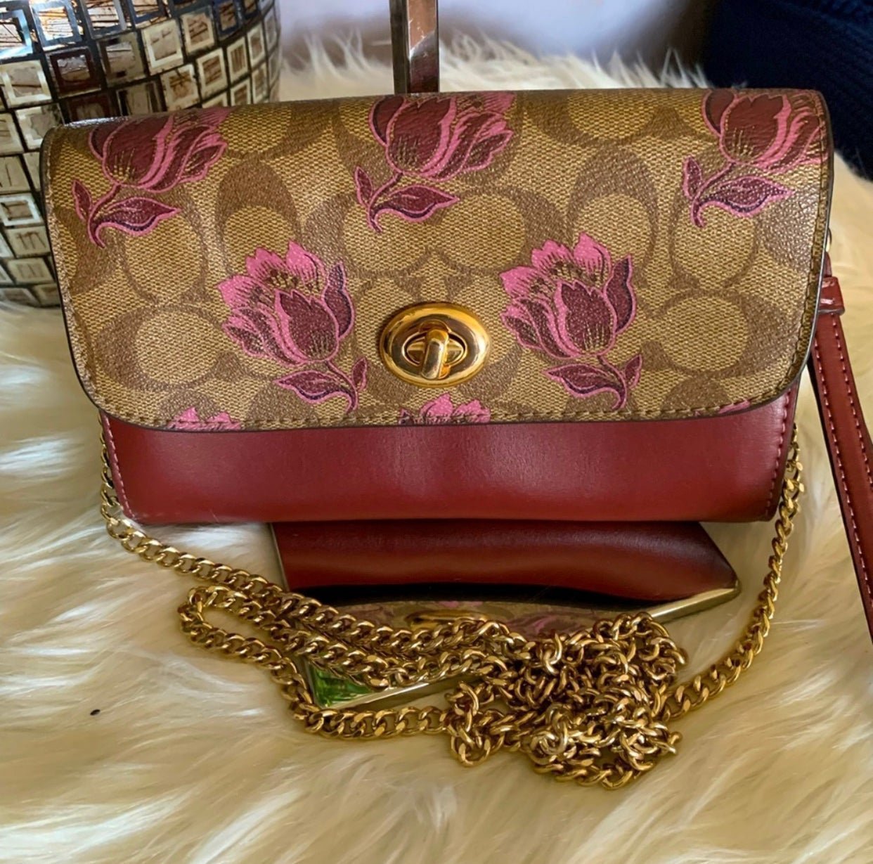 Coach Crossbody Desert Tulip