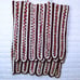 Vintage 80s Crochet Afghan Blanket Bedspread Throw 66x53 Scallop Country Autumn
