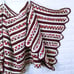 Vintage 80s Crochet Afghan Blanket Bedspread Throw 66x53 Scallop Country Autumn