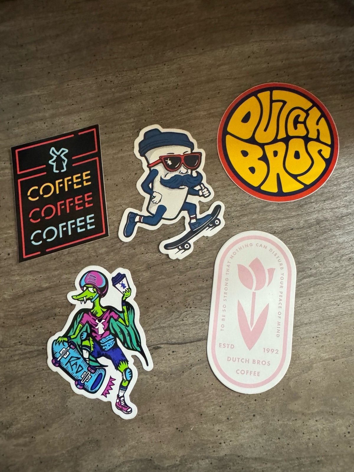 dutch bros sticker bundle