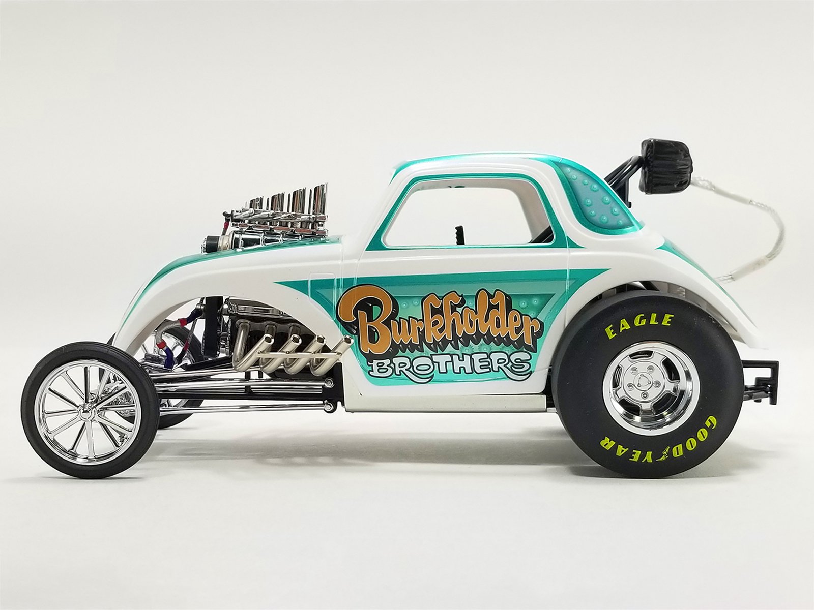 Altered Dragster White and Green Burkholder Brothers Limited Edition to 402 pi