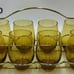Vintage Libby Amber Roly Poly Glasses FIRM SALE PRICE