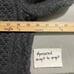 Toad & Co Size Large Charcoal Chunky Cable Knit Kintail Lambswool Sweater Tunic