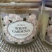 White Gardinia Candle