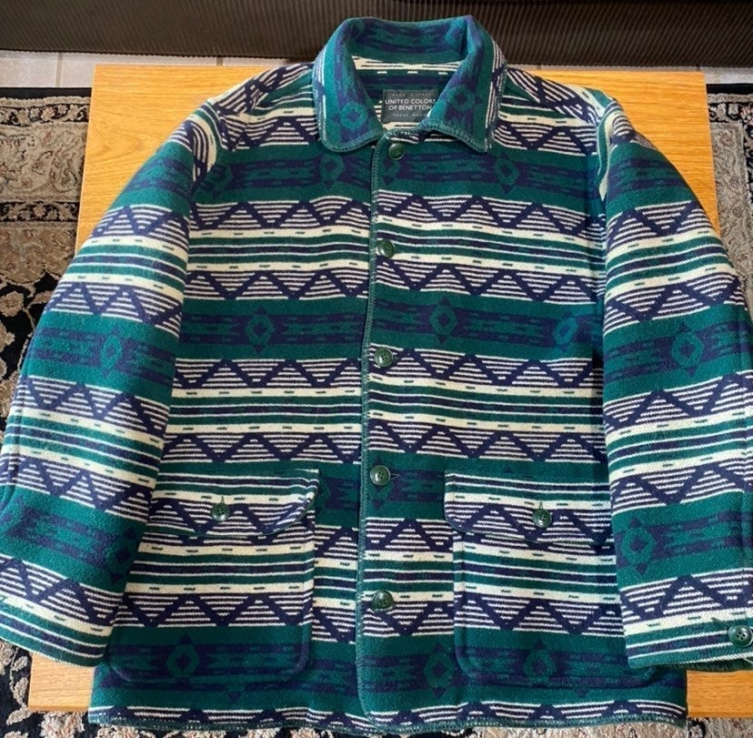 United Colors of Benetton Wool Coat - Made in Italy