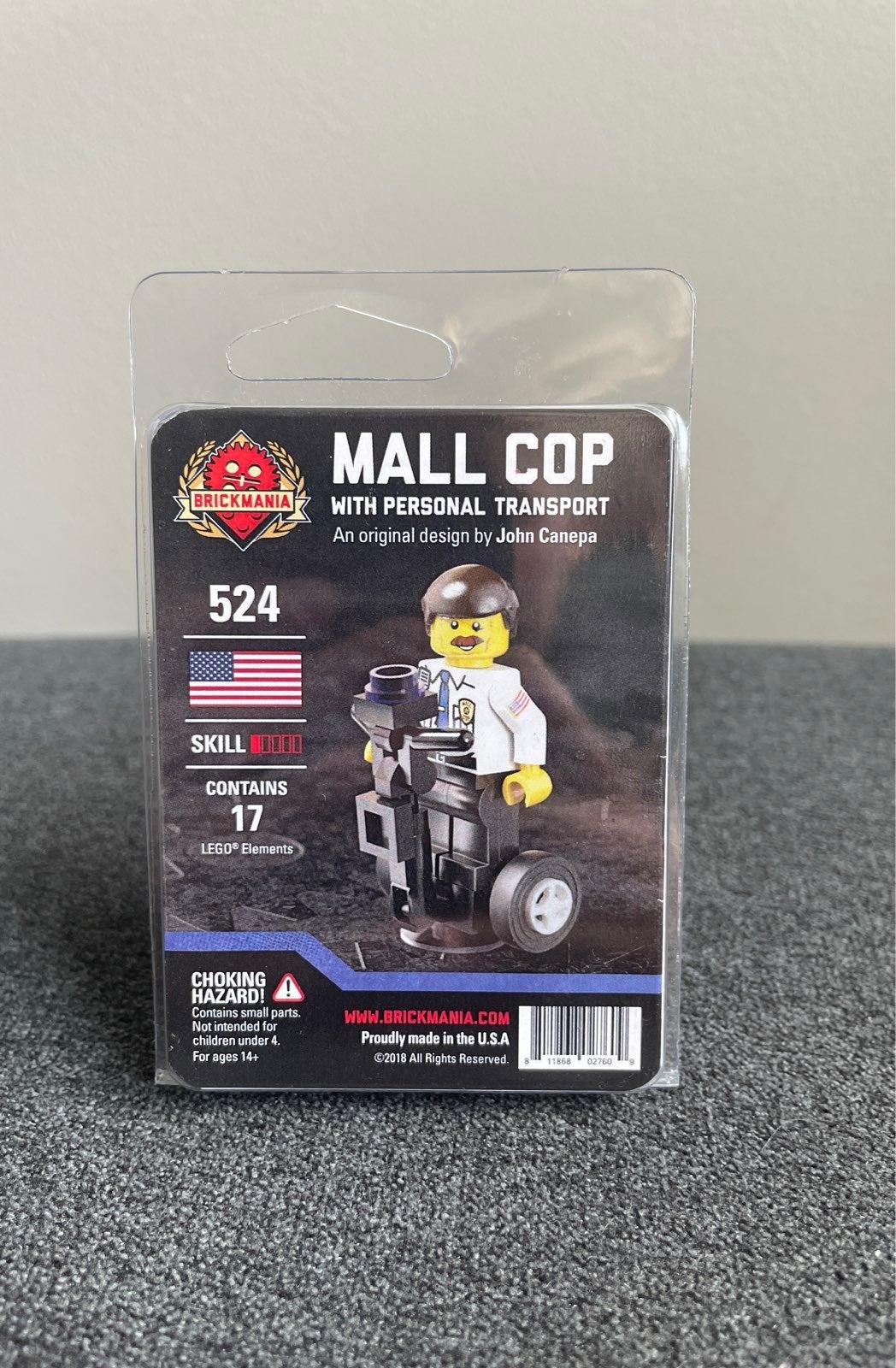 Brickmania Mall Cop with Peronal Transport