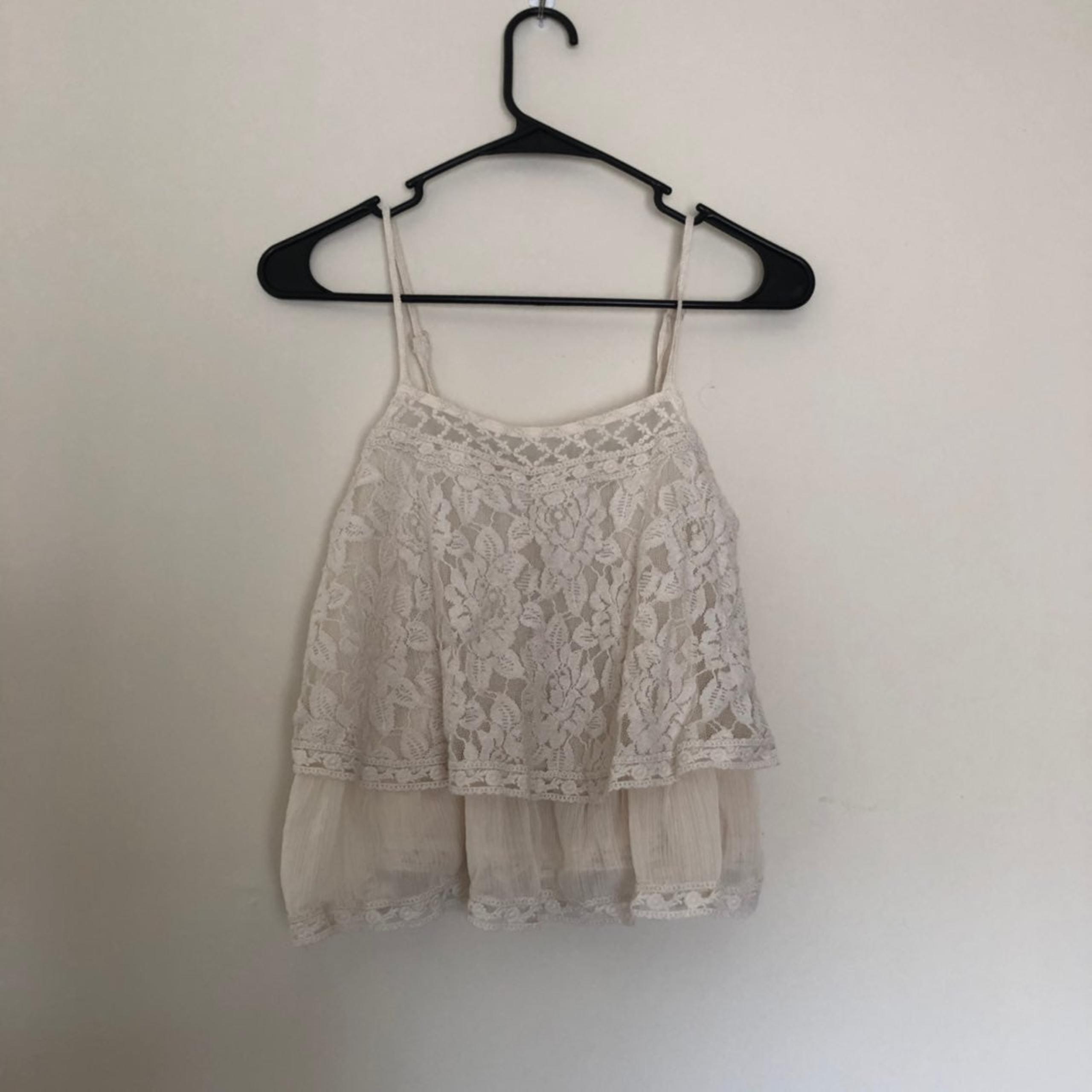 Taylor & Sage flowy lace tank top