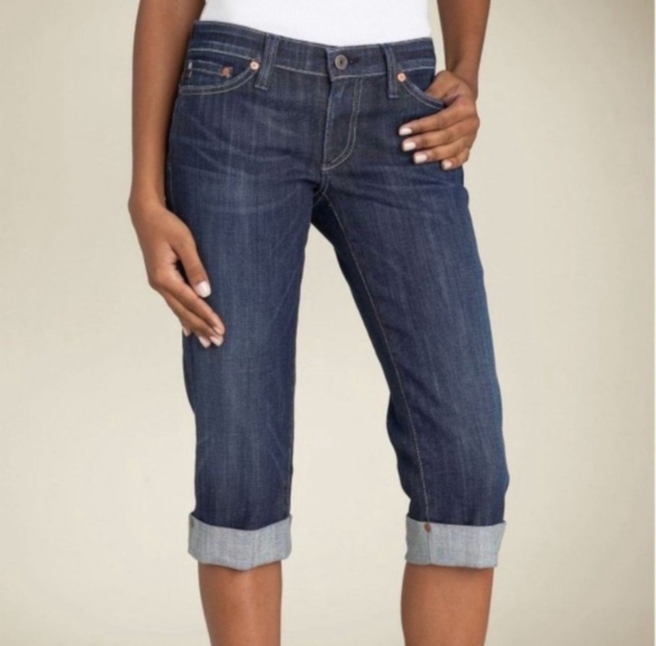 Adriano Goldschmied The Liberty Cuffed Denim - Size 28