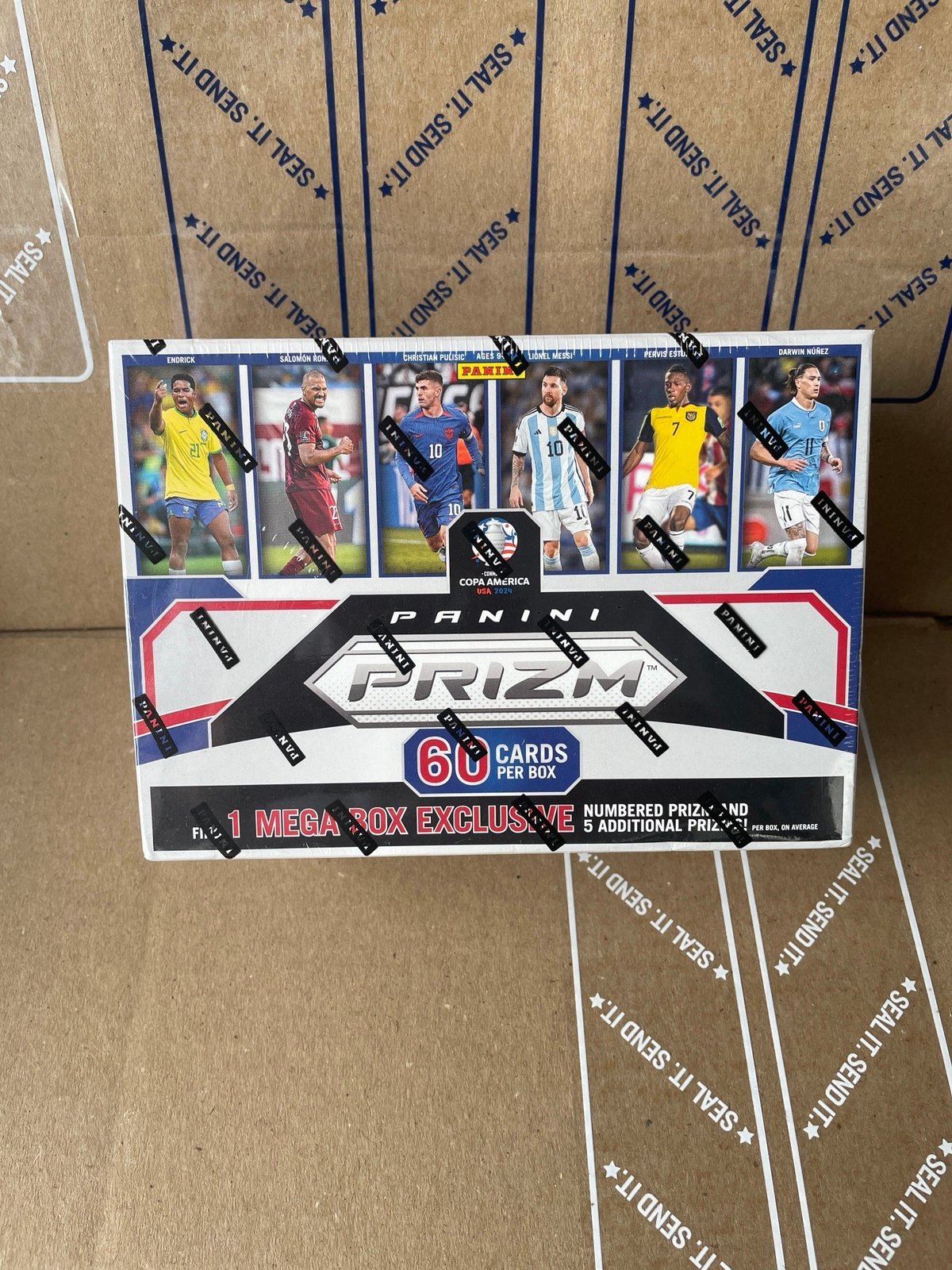Panini Prizm COPA America Soccer Mega Box Factory Sealed Brand New