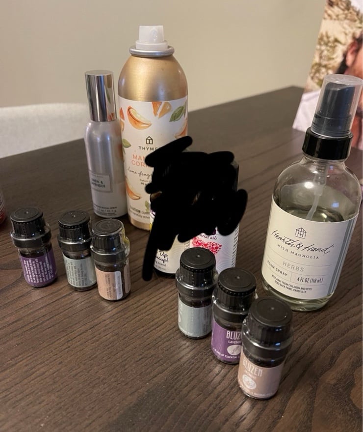 Room spray and essential oil lot / bundle