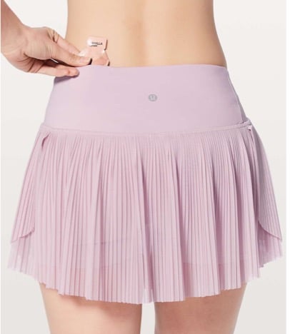 Lululemon Just to pleat it skirt