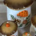 MCM Sears and Roebuck Merry Mushroom Canister Set With S/P Shakers