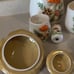 MCM Sears and Roebuck Merry Mushroom Canister Set With S/P Shakers
