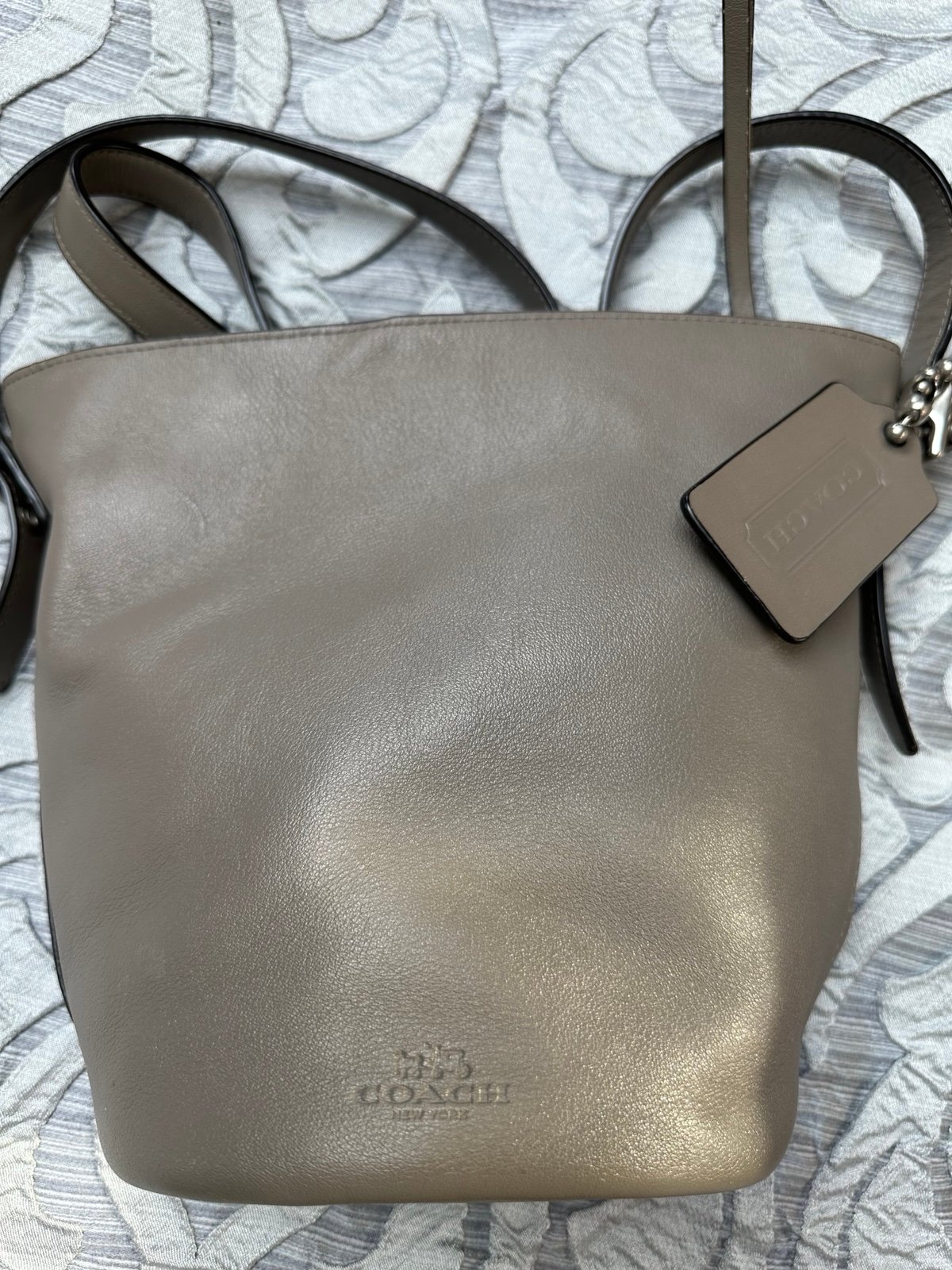 Coach leather handbag
