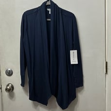 Athleta Navy Blue Cardigan Size M