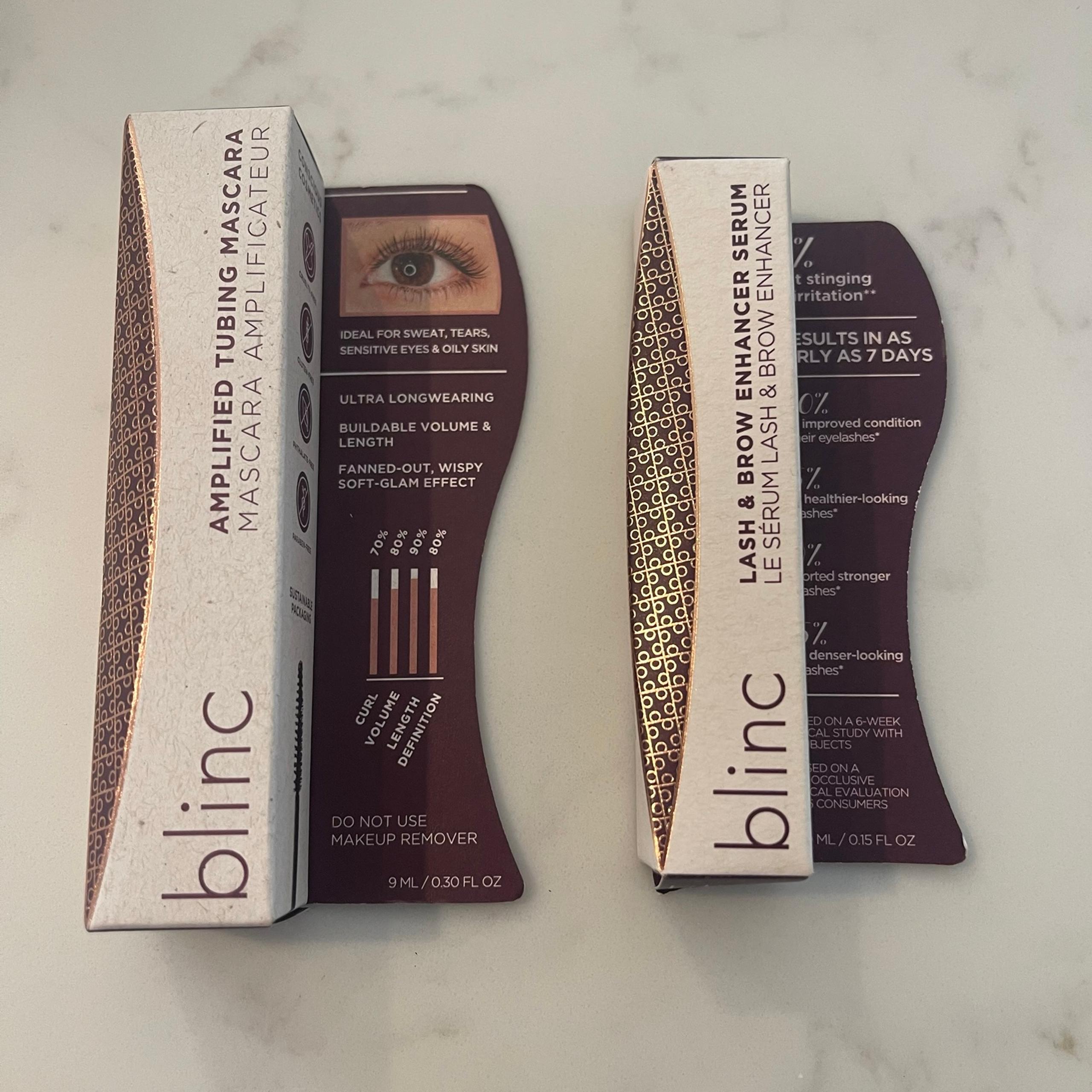 NEW Blinc Amplified Tubing Mascara & Lash/Brow Enhancer Serum Bundle
