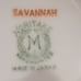 Vintage NORITAKE Savannah Teacup Made in Japan with Halls of Ivy Plates. Set 4.