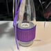 Wedding Table Decorations 6 “I do” bottles purple & white flowers
