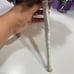 Wedding Table Decorations 6 “I do” bottles purple & white flowers