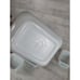 Vintage Pyrex Amish Butterprint Refrigerator Set Turquoise 501 502 503
