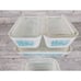 Vintage Pyrex Amish Butterprint Refrigerator Set Turquoise 501 502 503
