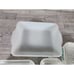 Vintage Pyrex Amish Butterprint Refrigerator Set Turquoise 501 502 503