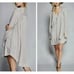 Free People Courtney Victorian Shirt Dress Eyelet Lace Yoke High Low Boho XS
