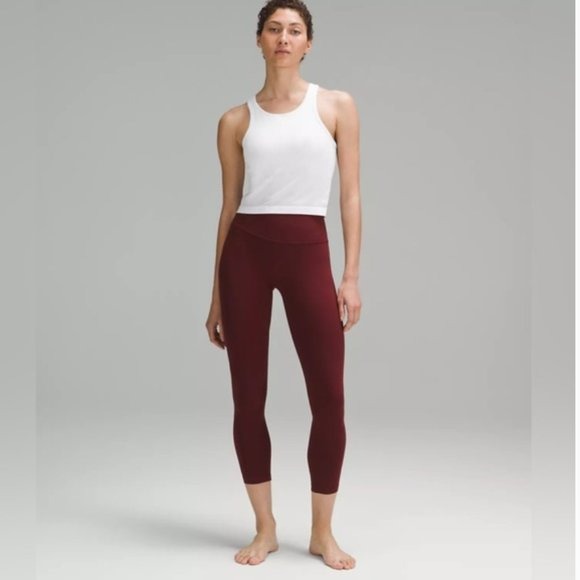 Burgundy Lululemon Popular Leggings Lululemon Yoga Align High Rise
