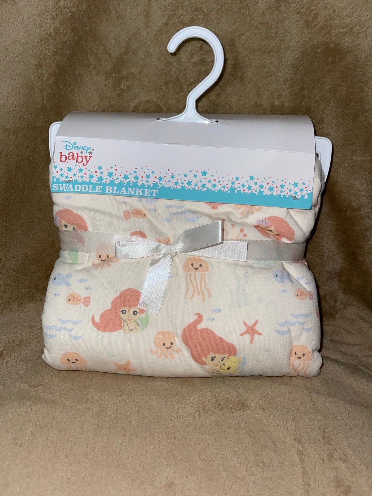 MC Disney Baby The Little Mermaid Ariel & Friends Baby Swaddle Blanket