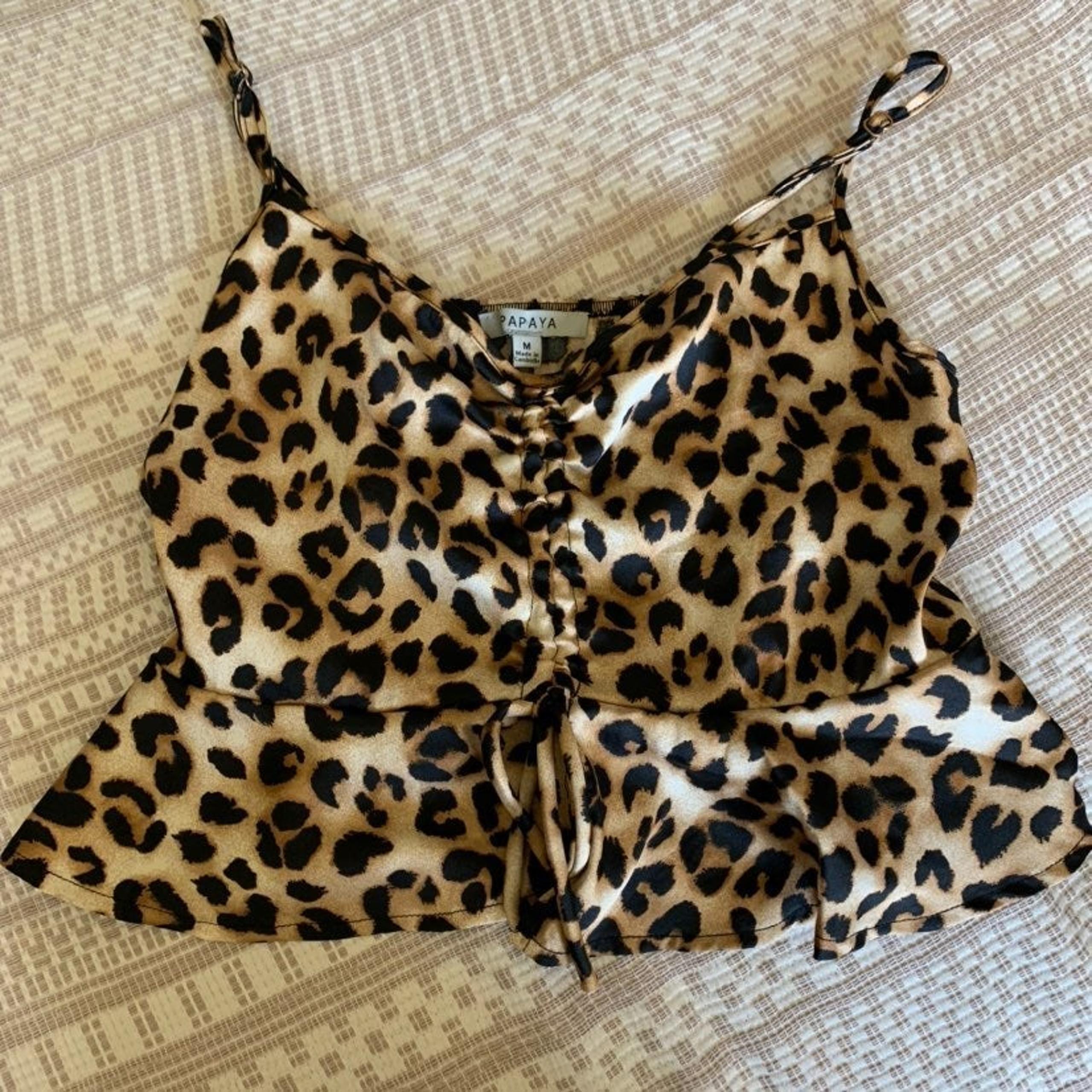 Cheetah croptop