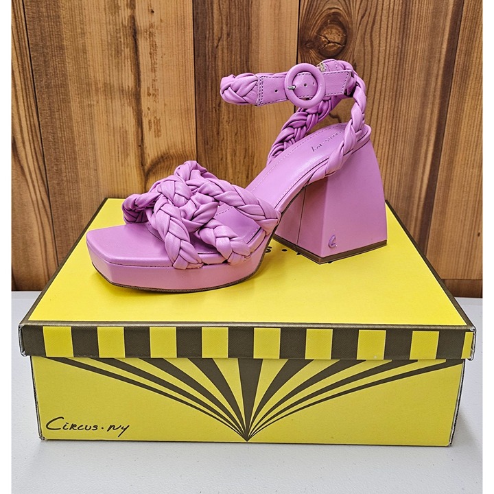 Circus Sam Edelman Mable Fuji Flower Purple Women's Sandals Size 8.5