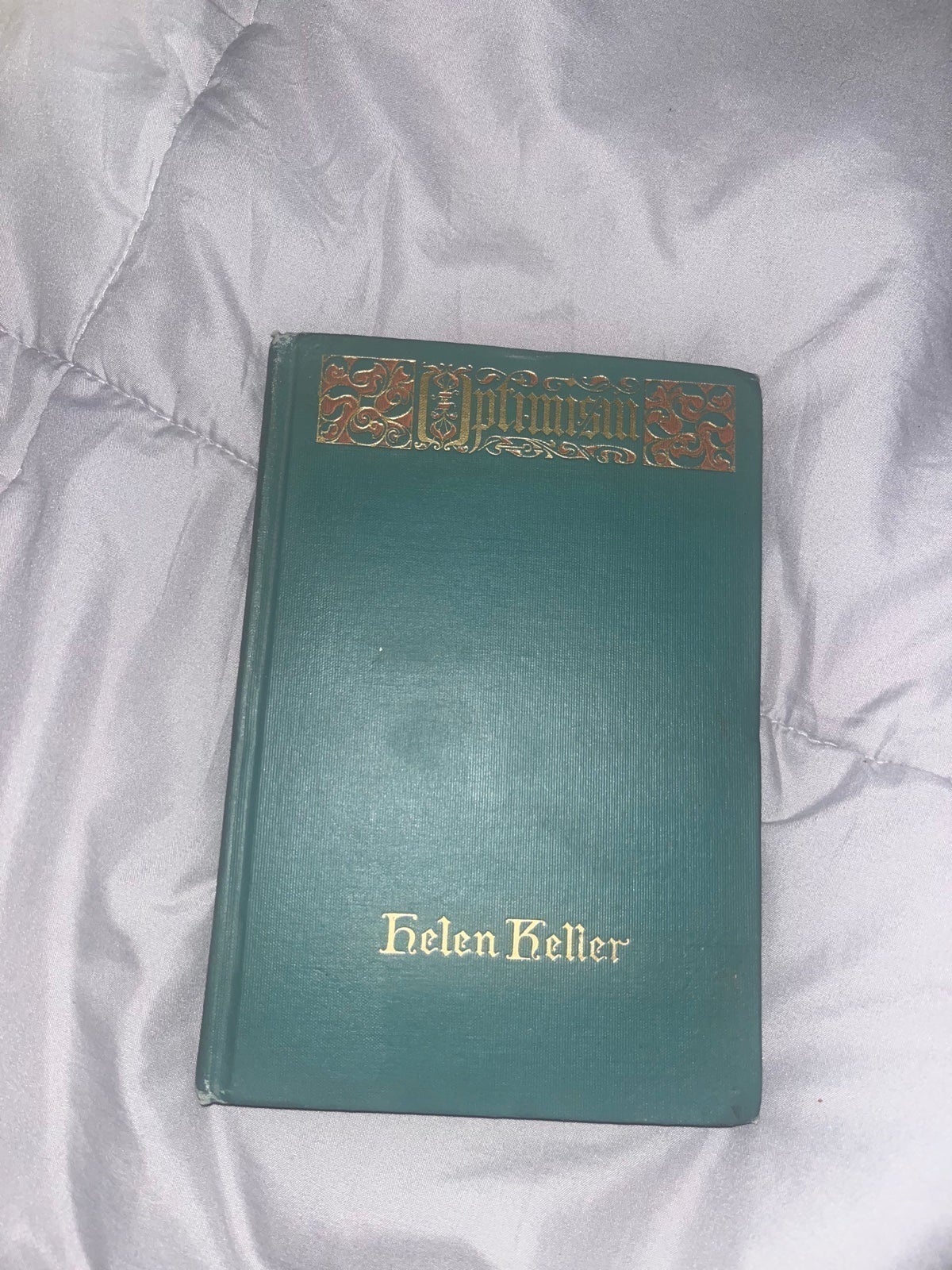First edition Helen Keller essay