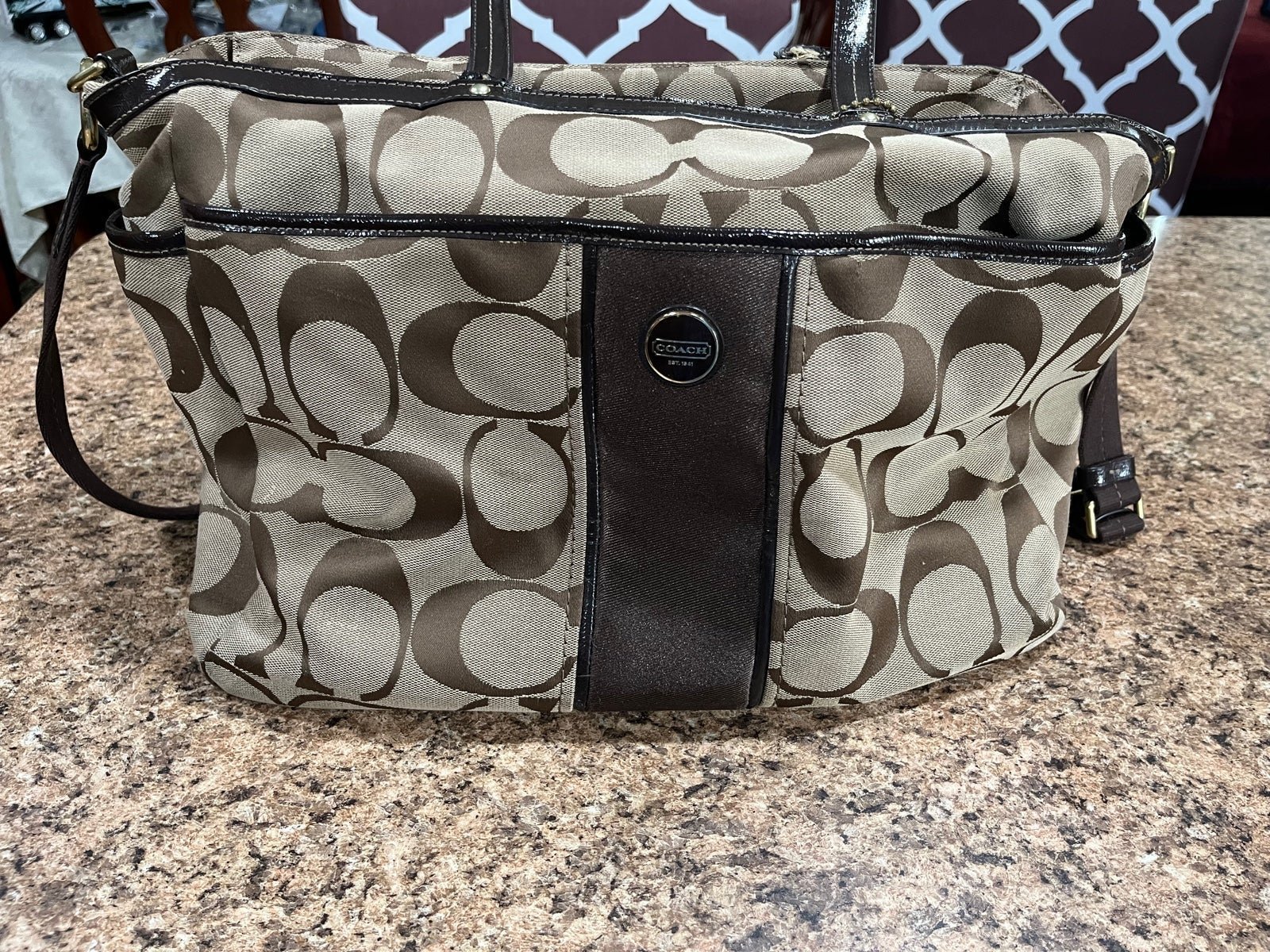 Authentic Coach Diaper Bag