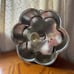 Vintage Aluminum Flower Daisy Angel Food Bundt Cake 2 Piece Tube Pan