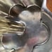Vintage Aluminum Flower Daisy Angel Food Bundt Cake 2 Piece Tube Pan