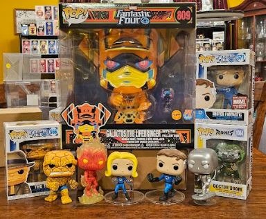 Fantastic Four Funko Pop! Set: Galactus Reed Sue Johnny Storm The Thing Dr Doom